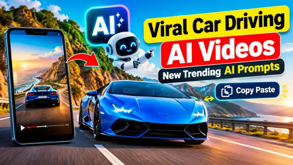 How to Create Viral Car Driving AI Videos: New Trending AI Prompts Copy Paste
