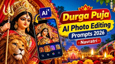 Trending Durga Puja AI Photo Editing Prompts 2026: Navratri AI Prompt Copy Paste