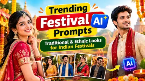 Trending Festival AI Prompts: Traditional & Ethnic Looks for Indian Festivals